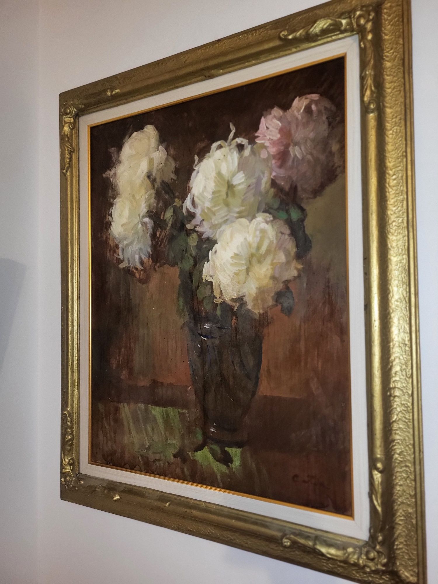Pictura semnată Theodor Cateliu