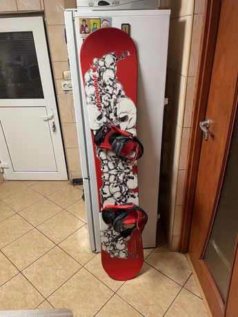 Placa snowboard 166 cm + legaturi