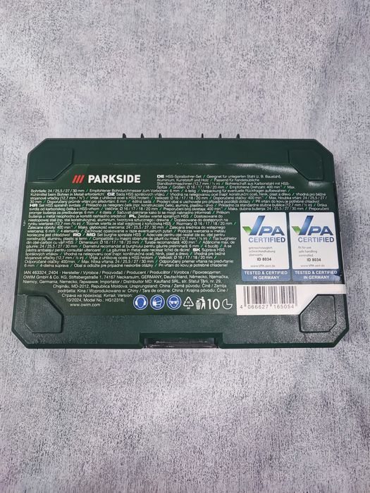 Set burghie spirala HSS Parkside 4 buc Ø16-20mm metal, lemn și plastic