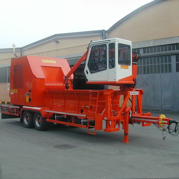 Shredder biotriturator lemn