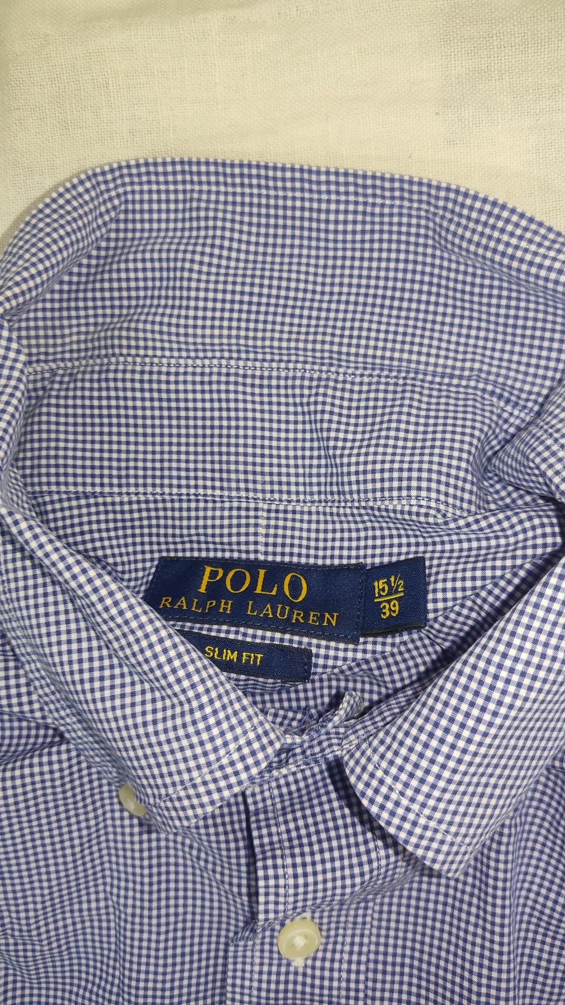 Cămașă Polo Ralph Lauren Slim Fit mărime 39 bumbac 100% casual office