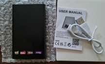 Портативна батерия 4000mAh, черна