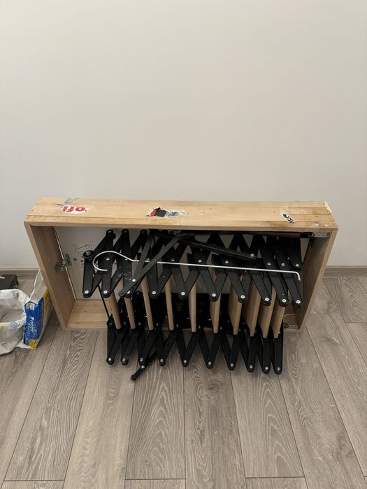 Scară de mansardă pantograf OST-B, 60x110 cm – ca nouă