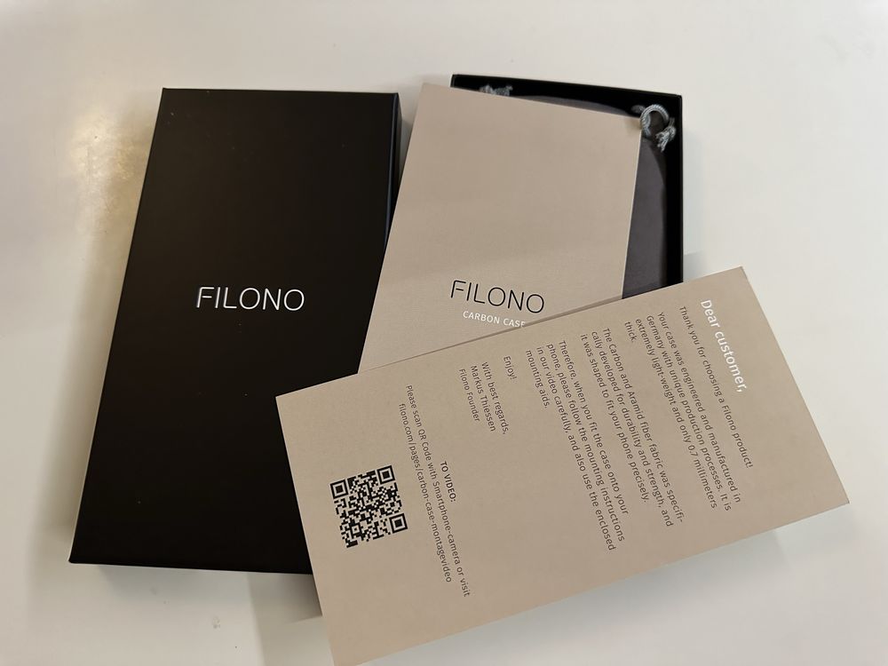 Filono iPhone 13 Pro Max carbon case MagSafe (кейс от истински карбон)