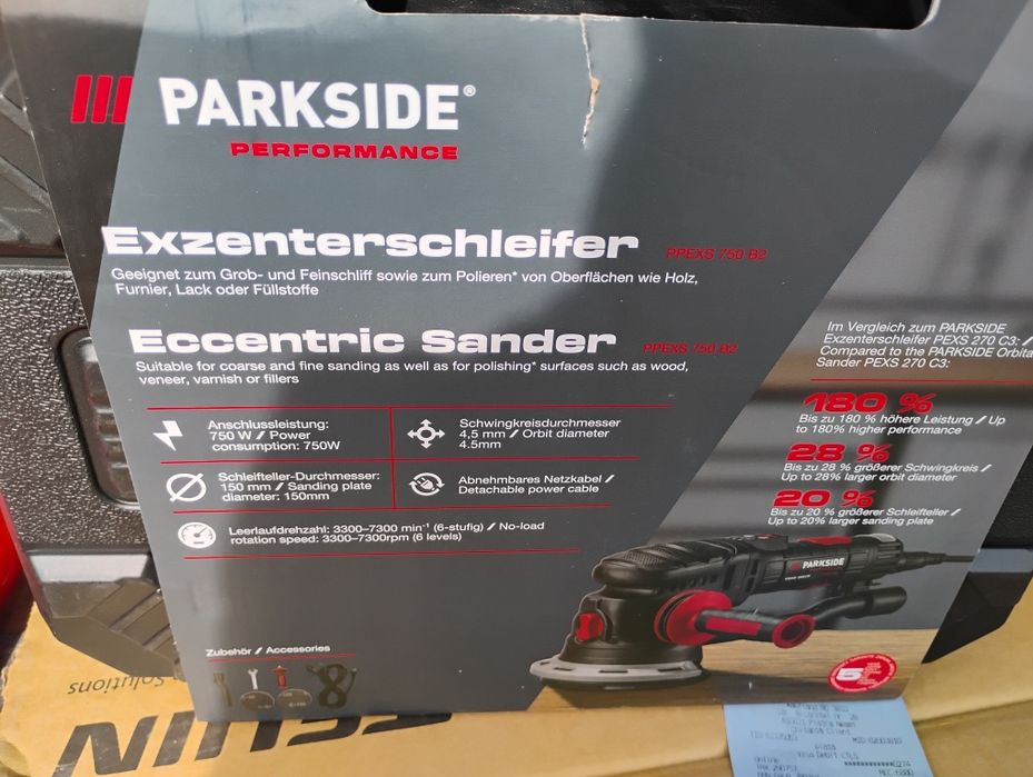 Șlefuitor orbital Parkside Performance