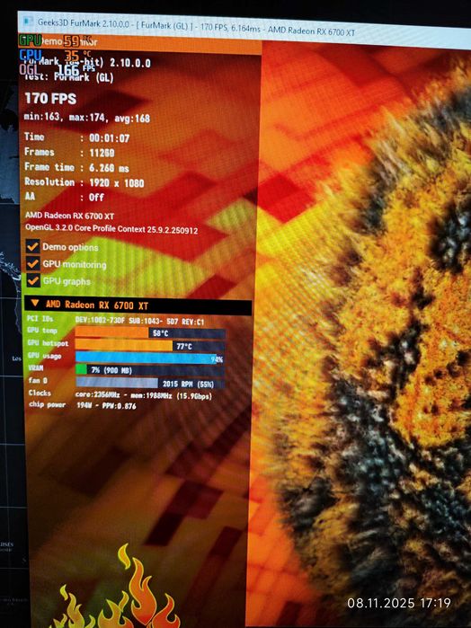 Геймърски i5 14400f,RX 6700 XT 12GB,RAM 16GB DDR4 3000,SSD 512GB NVME