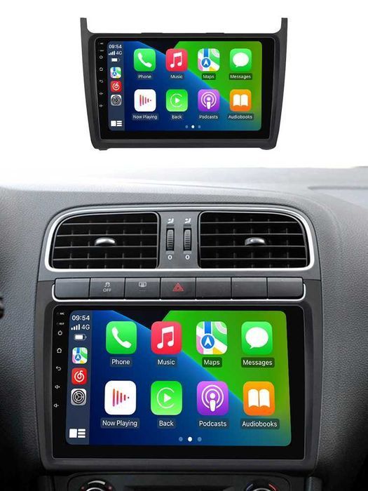 NAVIGATIE Android 14 VW Polo 6R 2008 2019 Waze YouTube CarPlay +CAMERA