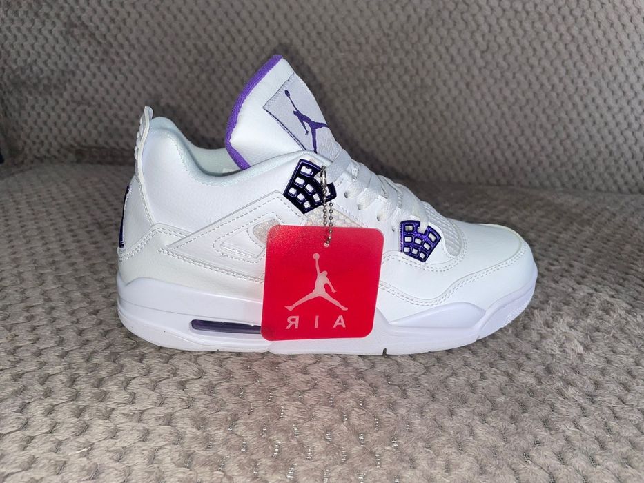 NIKE Air Jordan 4 Retro "Metallic Purple" Sneakers nr de la 36 la 43