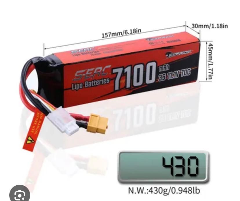 Продам силный батерей 22.2 волть