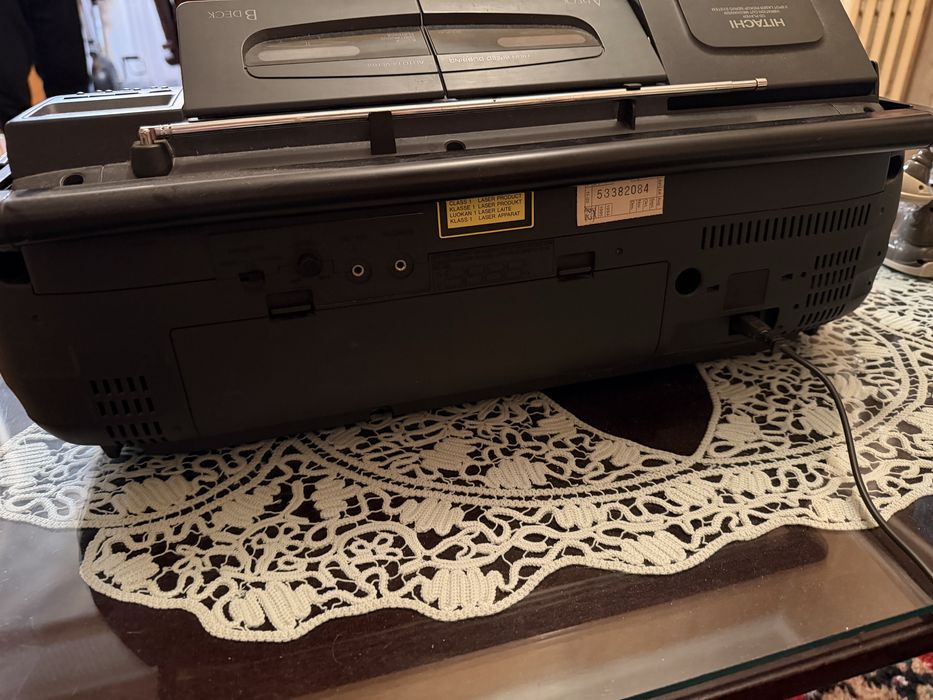 Cas Panasonic RX-ED77 ,cas hitachi cu CD. Dublu cas cu autoreverse