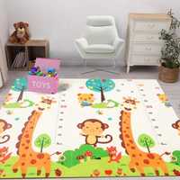 Топлоизолационо килимче с размери 180x200x1 см - модел Жираф и Цифри