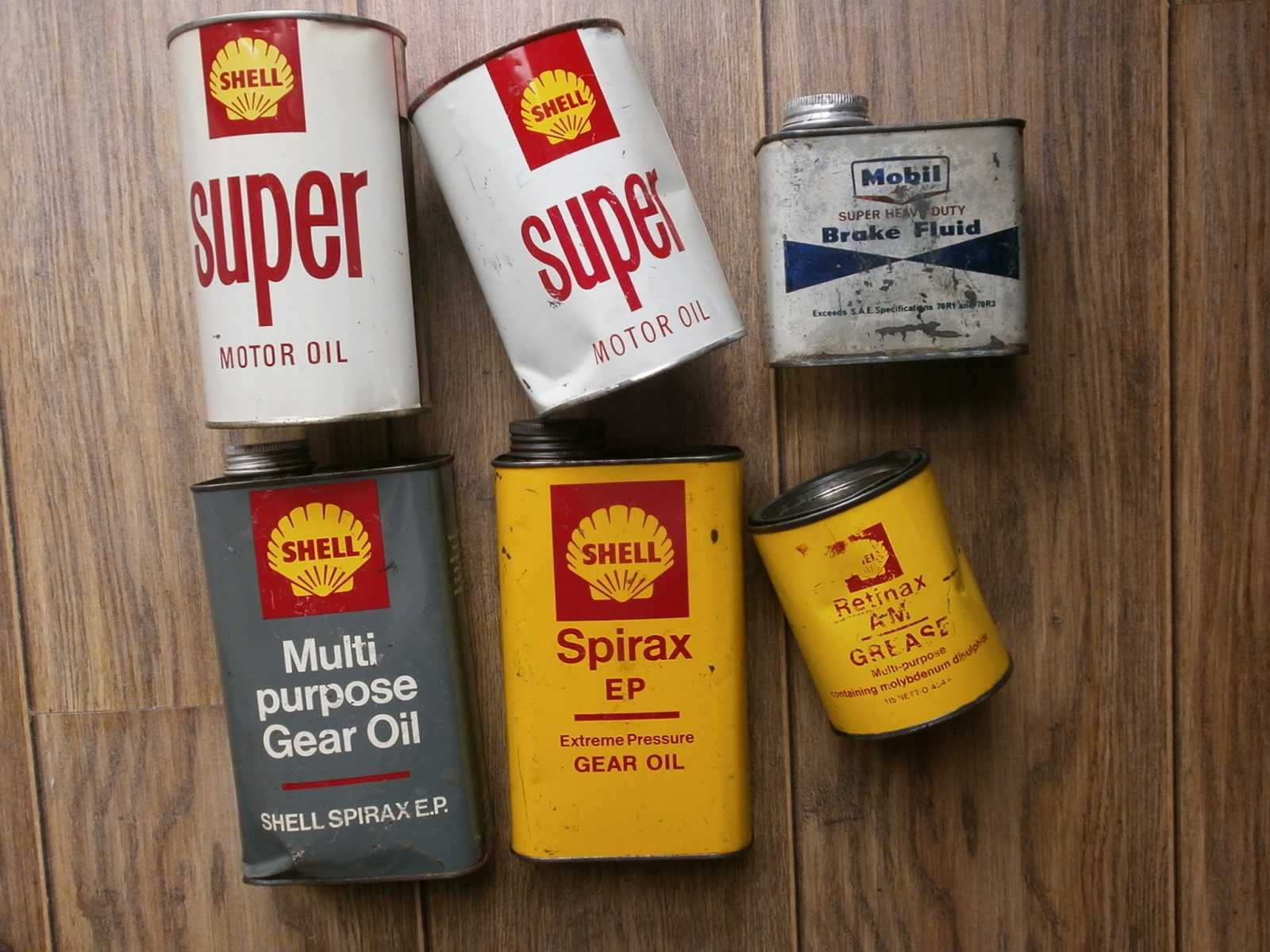 Vintage Ламаринени Кутии от 60те SHELL от САЩ