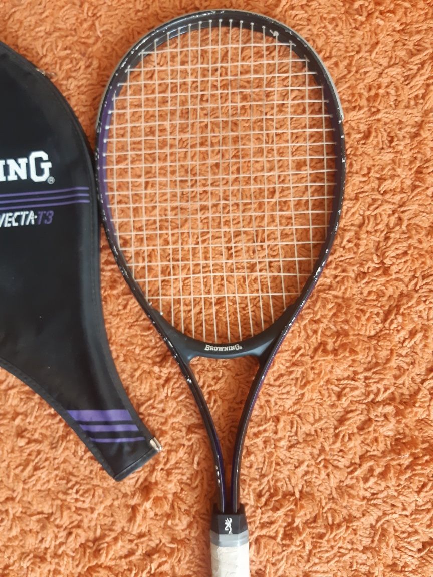 rachetă tenis Browning, husă,  set mingi