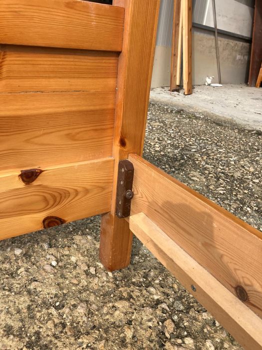 Дървено единично легло 90/190