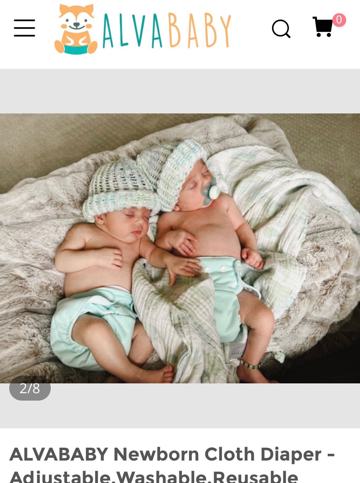 Alvababy платинени пелени сет