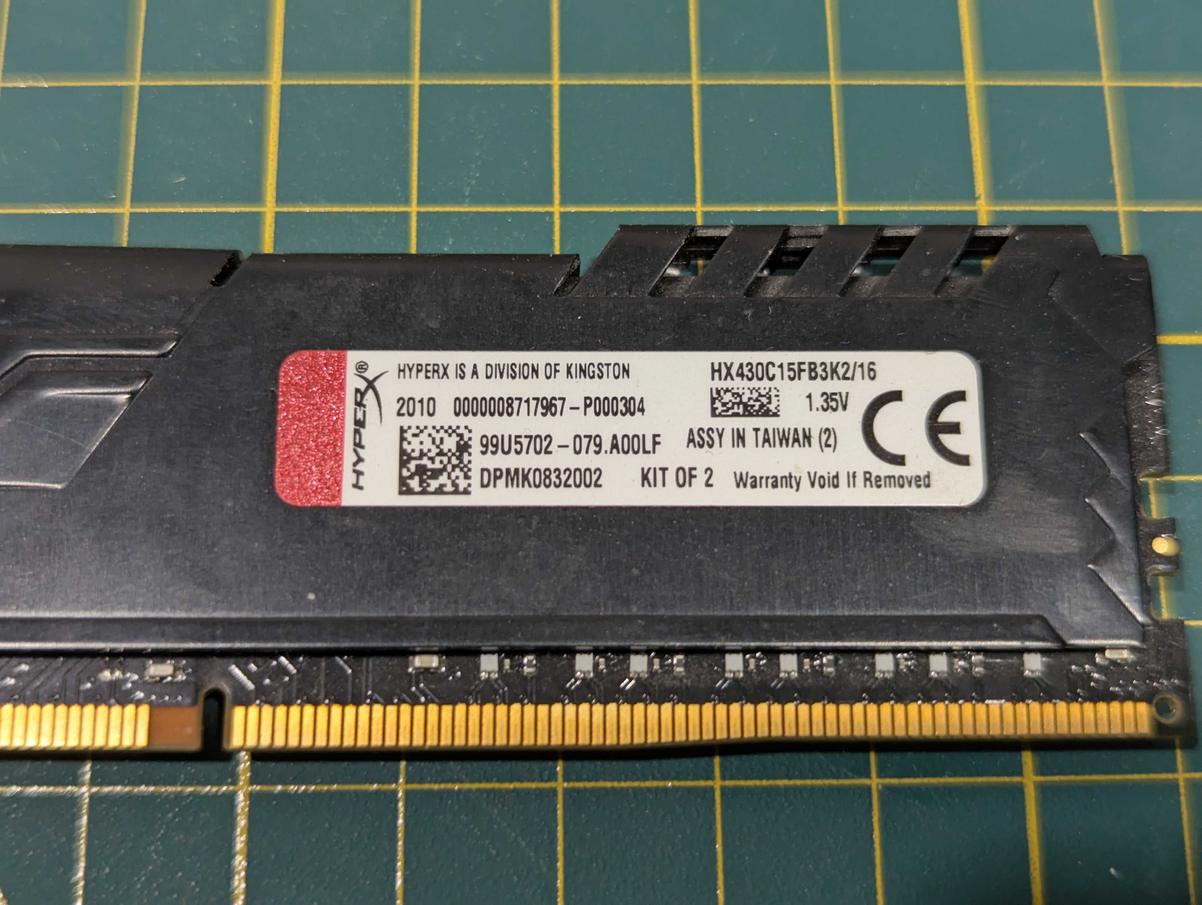 Оперативная память 2х8гб* DDR4 3000 cl15