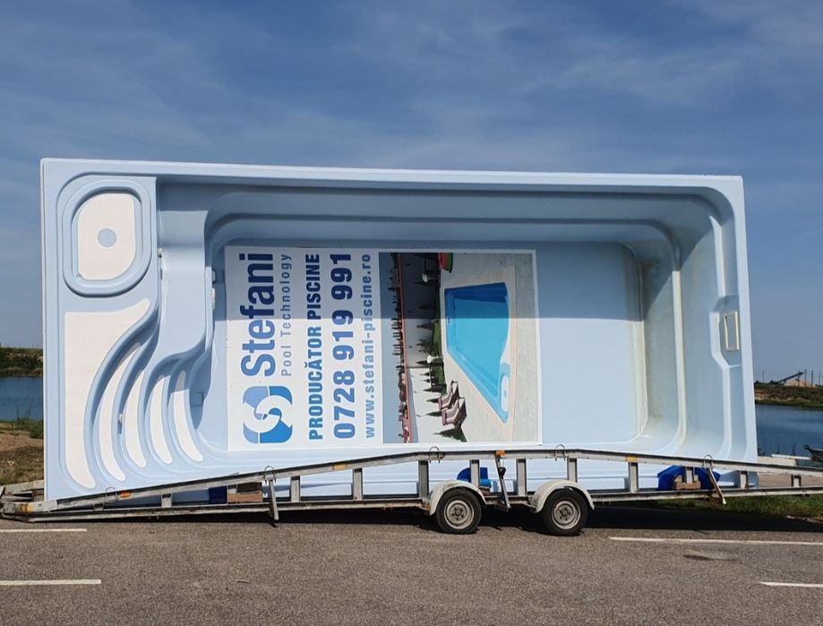Piscina Stefani lungime 8.50 metri gama de varf izolata ramforsata