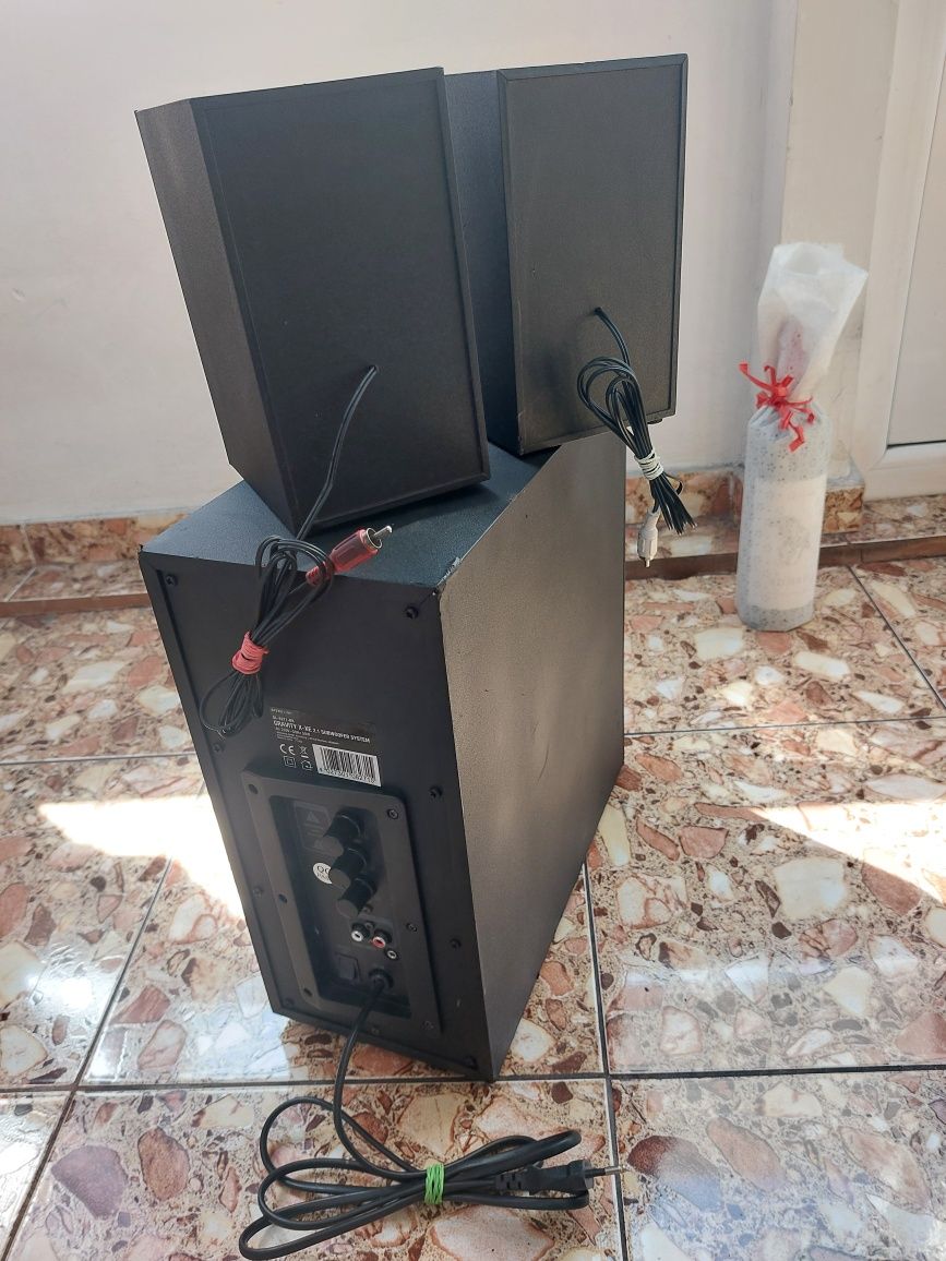 Boxe 2.1 SpeedLink X-XE 50w RMS, subwoofer activ
