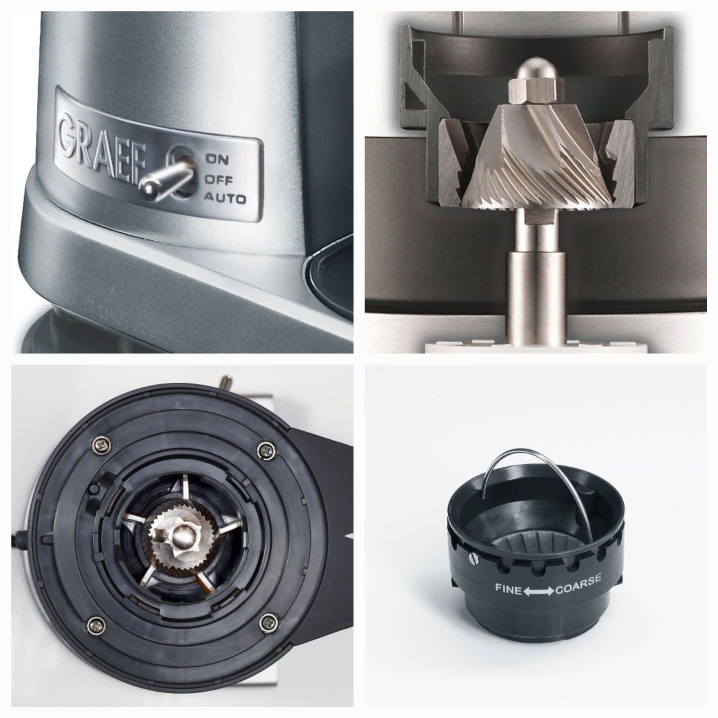 Кафемелачка автоматична, Graef CM800EU, 128W,350g,цвят сребрист