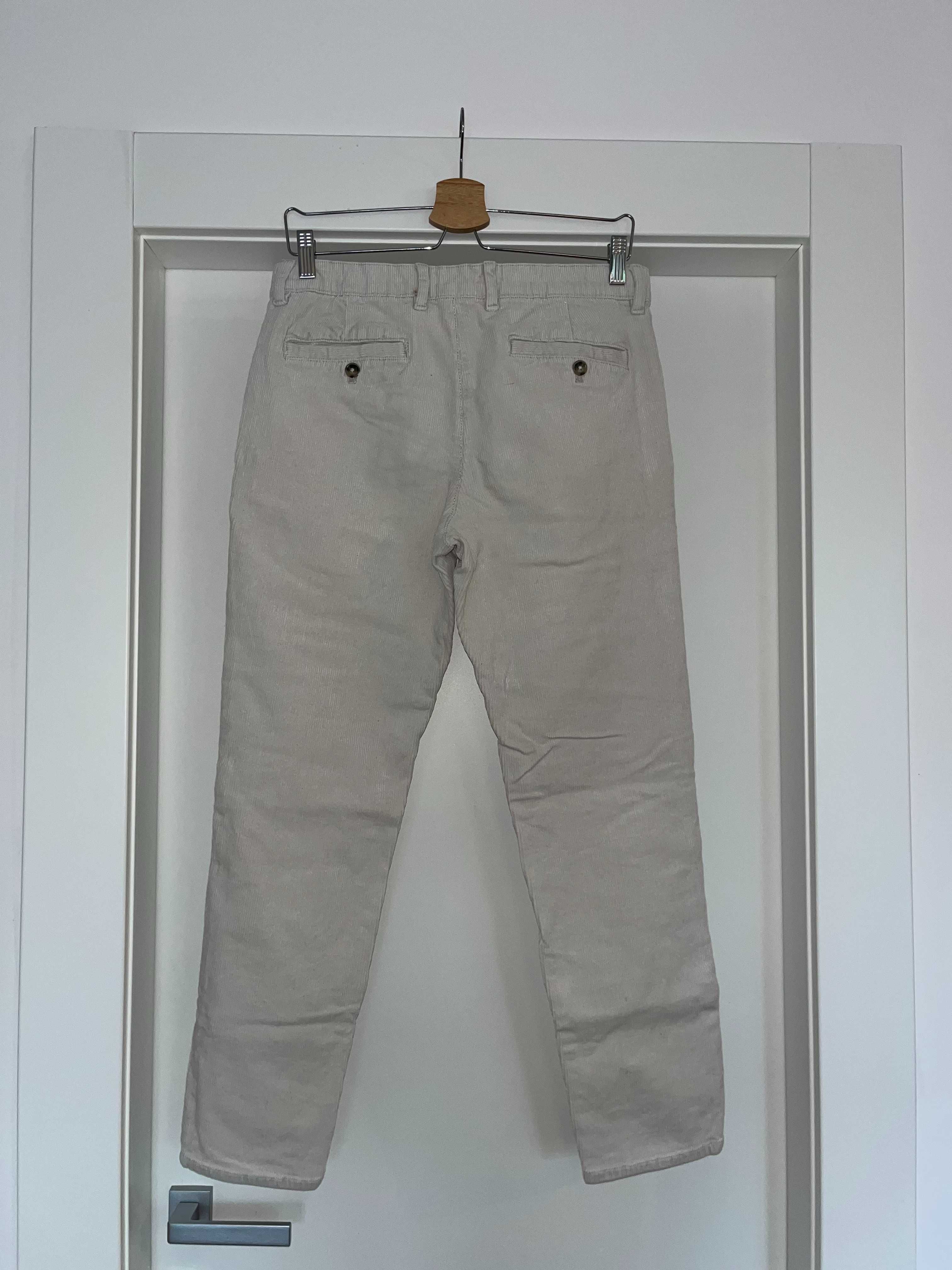 Pantaloni Mango | Mărime 40 | Culoare ecru, stare excelentă