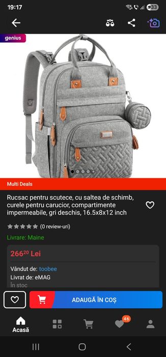 Ghiozdan bebelusi multifunctional BabbleRoo