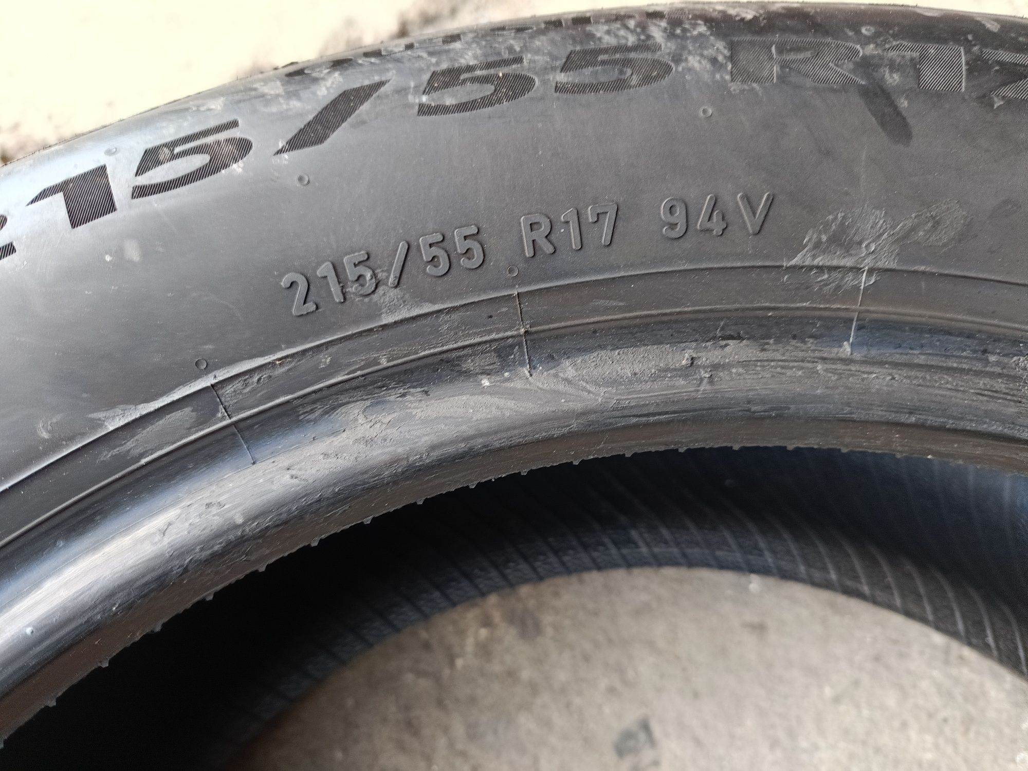 Летни гуми -17цола -215/55-1бр.-110лв."PIRELLI"