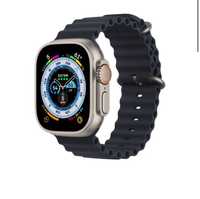 Bratara apple watch silicon ocean band midnight curea apple