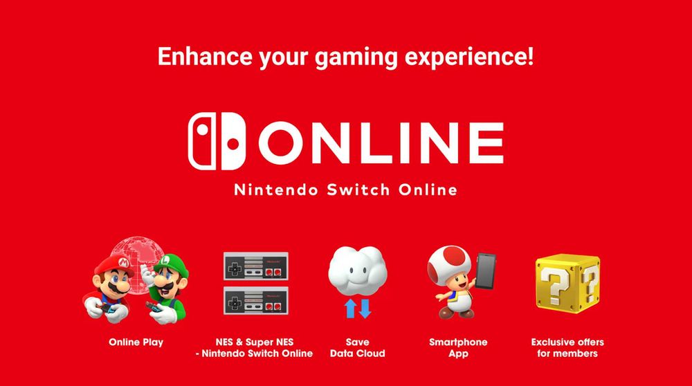 Подписка Nintendo Switch Online на 1 год 4000 KZT