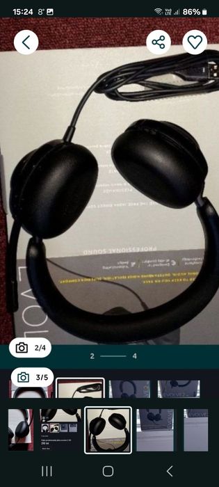 Căști profesionale jabra evolve 2 40 noi