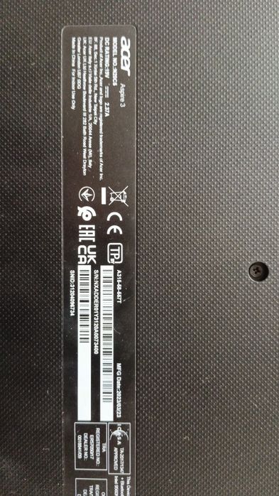 Ноутбук в хорошем состоянии  Acer
