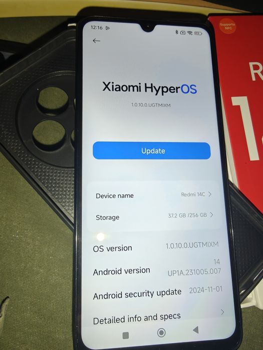 Xiaomi Redmi 14c 8/256GB 4G нов с кейс