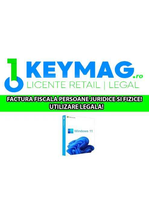 KeyMAG: Licente Windows 11 Pro / Home - Originale & Factura Fiscala!