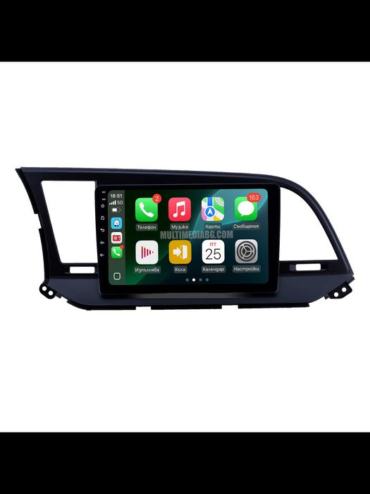 Hyundai Elantra 2016-2018 Мултимедия Навигация Android