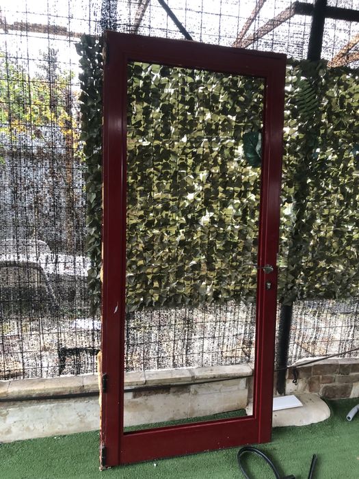 Usă aluminiu fara sticla interior 100/225