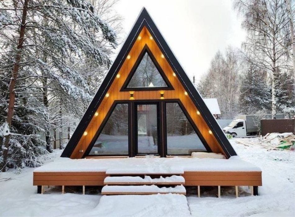 Producator cabane Aframe si tip Casa la cheie