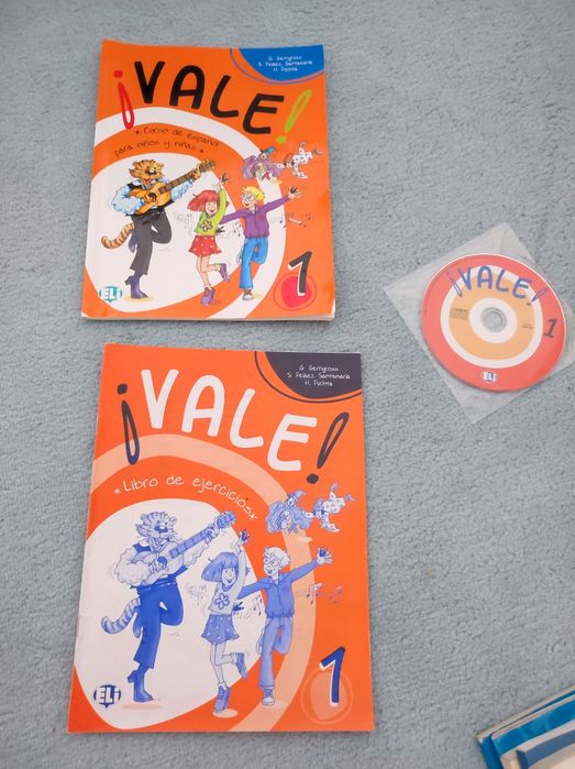 Vale 1 carte si caiet + CD spaniola copii