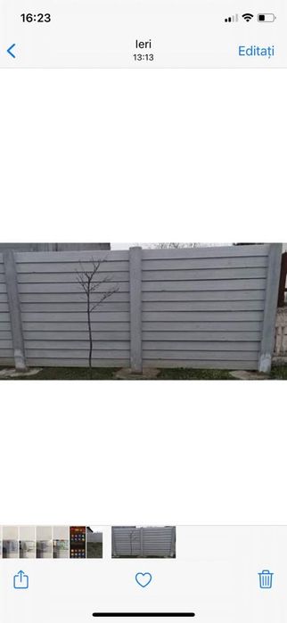 Gard beton armat