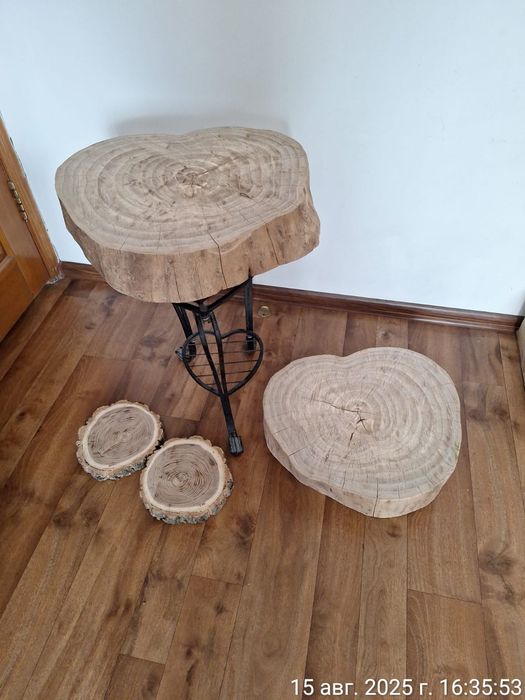 Чурбаки и спилы из карагача