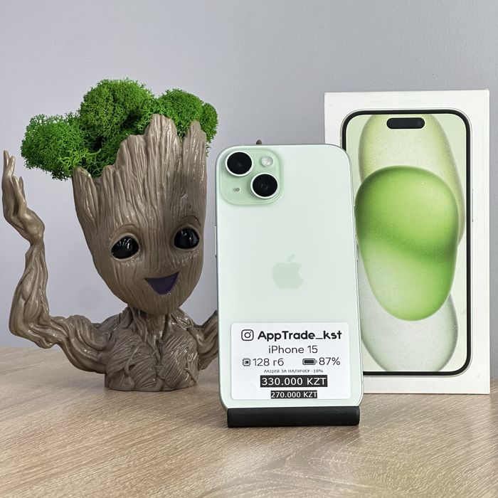 iPhone 15 128 гб Айфон 15 128 gb 87% | РАССРОЧКА