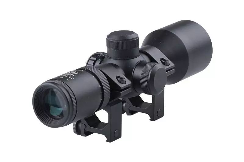 Оптика theta optics 3-9x40 с подцветка