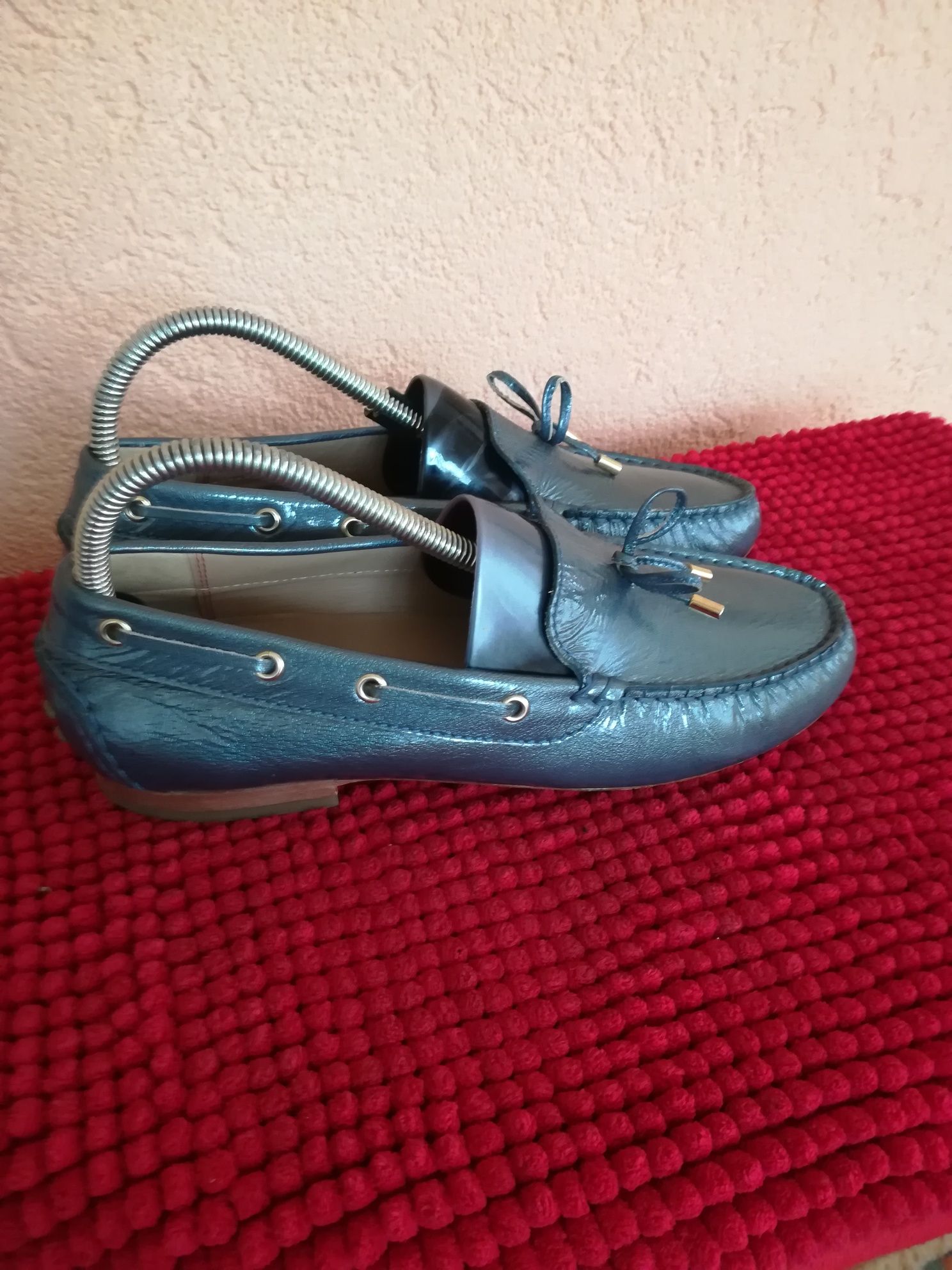 Mocasini piele nr 39,5 damă Sioux