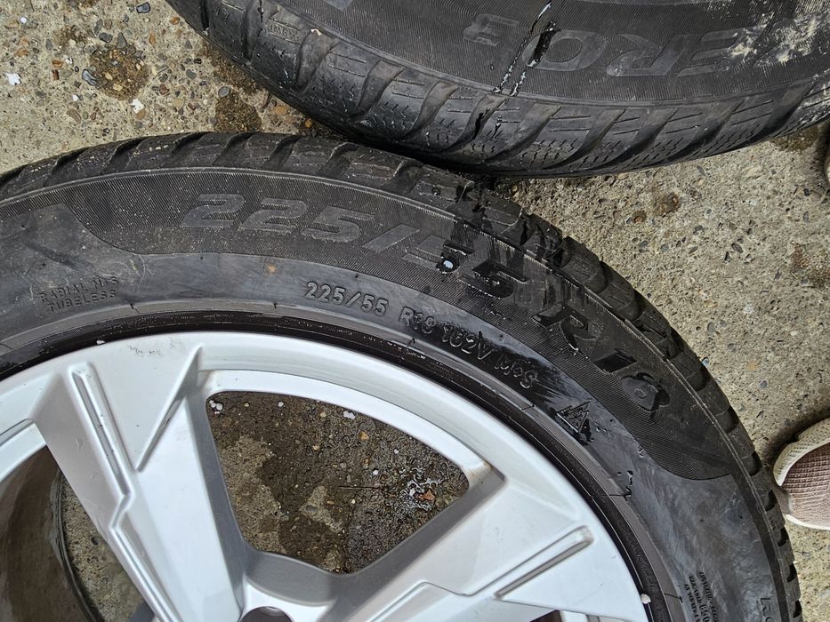 Jante originale Audi R18 + Cauciucuri iarna Pirelli 225 55 18
