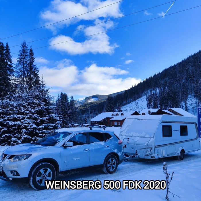 Weinsberg 500 CARAONE FDK Stare perfecta, rulotă spațioasă.