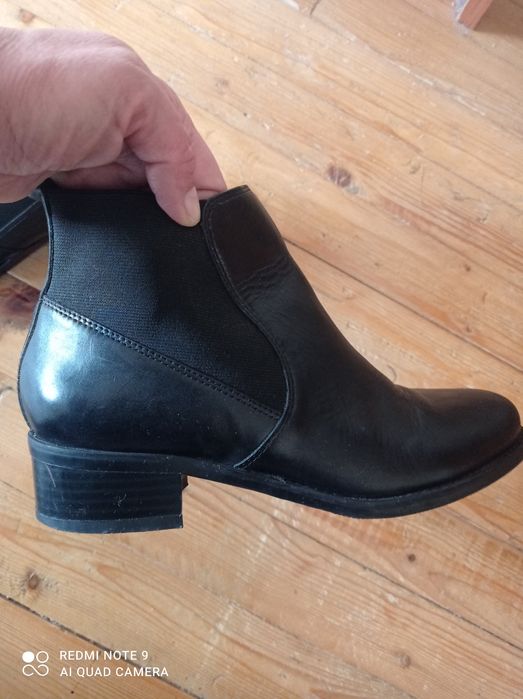 Дамски боти от естествена кожа