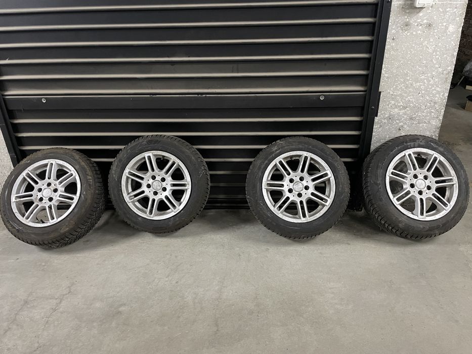 Зимни гуми с джанти 5x100 15 за vw audi skoda