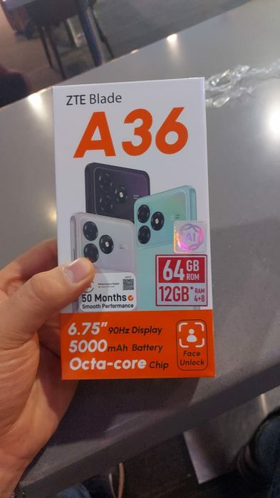 Продам сотовый телефон zte a 36