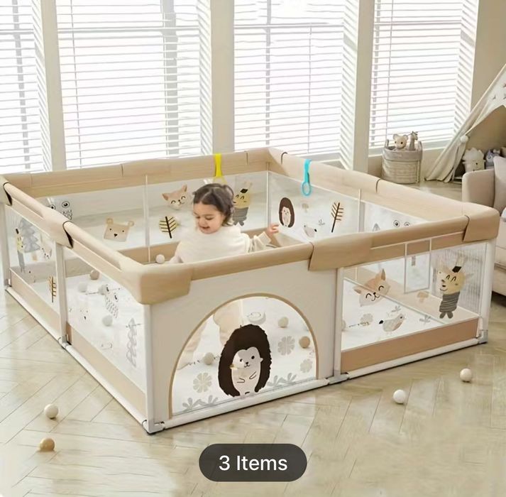 НОВА 150х180см Голяма детска кошара за игра за бебе/ ограда