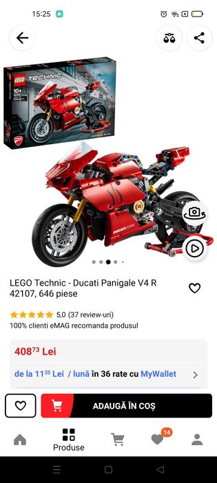 Lego technic 42107 Ducati Panigale V4R