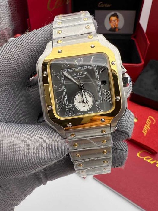 Cartier Santos 100 сребро/колекция