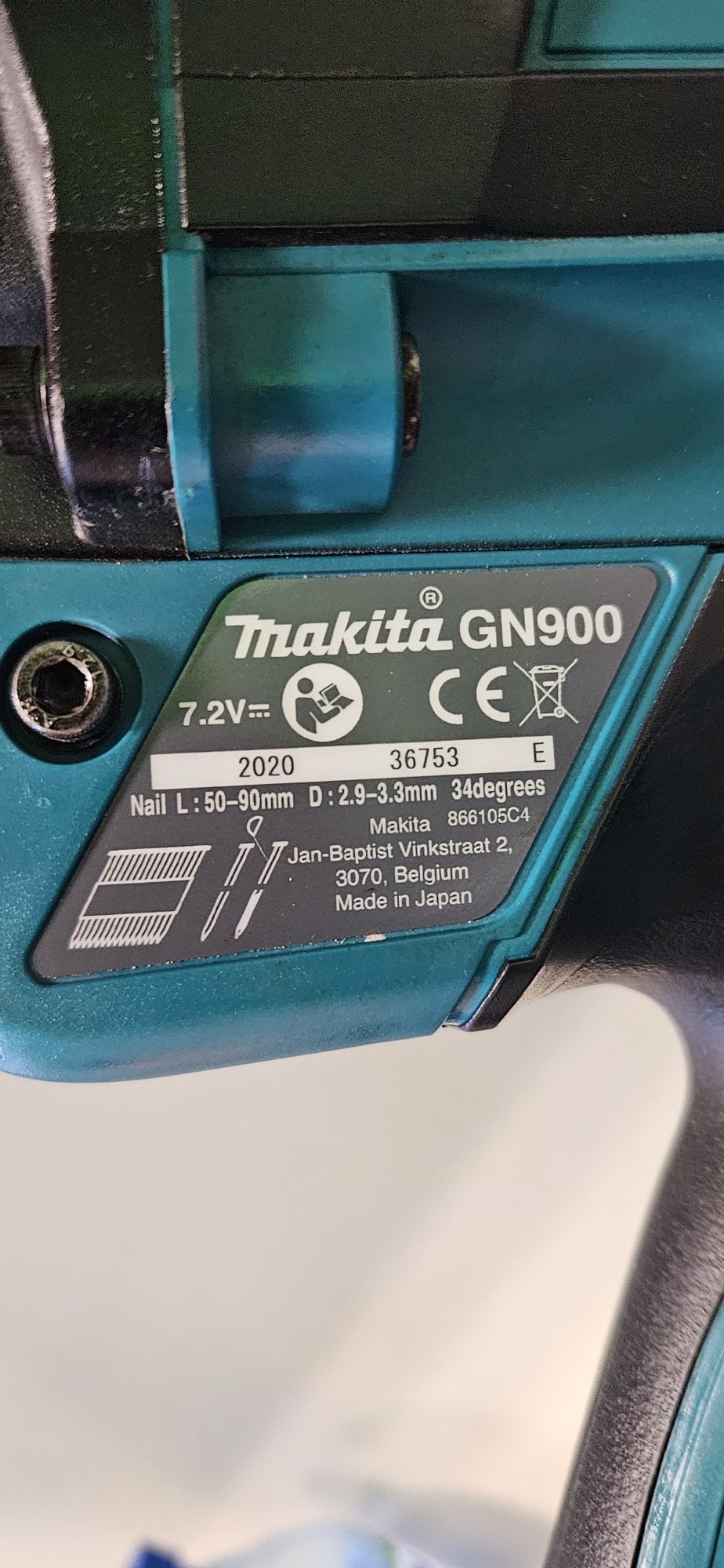 Makita Пистолет за пирони GN900 GAS